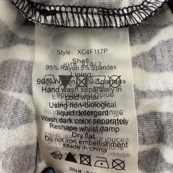 Anthropologie Tracy Reese Elegant Black and White Patterned Maxi Dress Size XSP - Picture 11 of 13